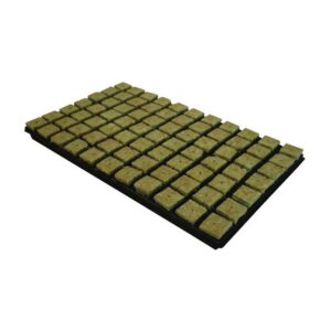 Grodan 36x36x40 mm, sadbovací rockwool kostky s dírou a sadbovačem 77 ks