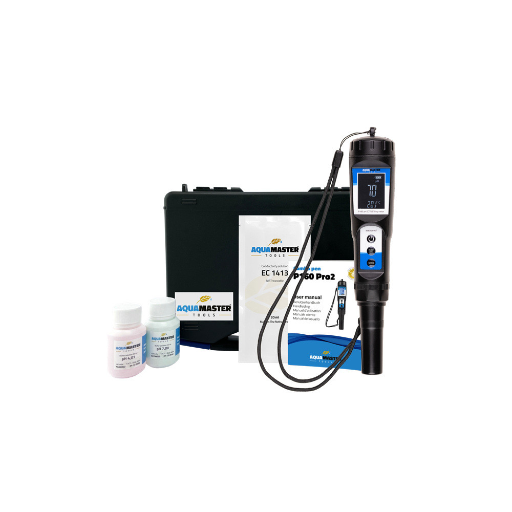 Aqua Master Tools kombinovaný pH metr P160 PRO 2.0 (pH, EC, PPM, TDS, Teplota)