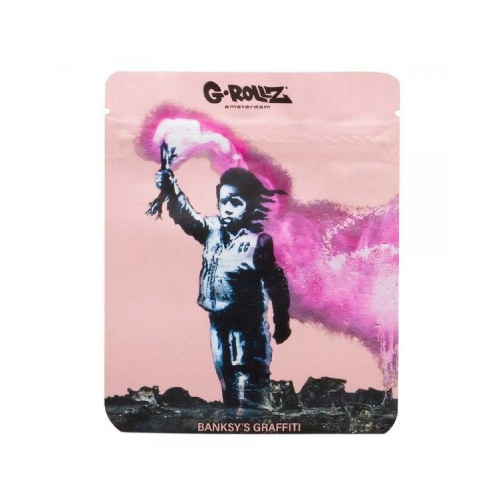 G-Rollz Banksy's Graffiti zip sáček - 100x125 mm Torch Boy