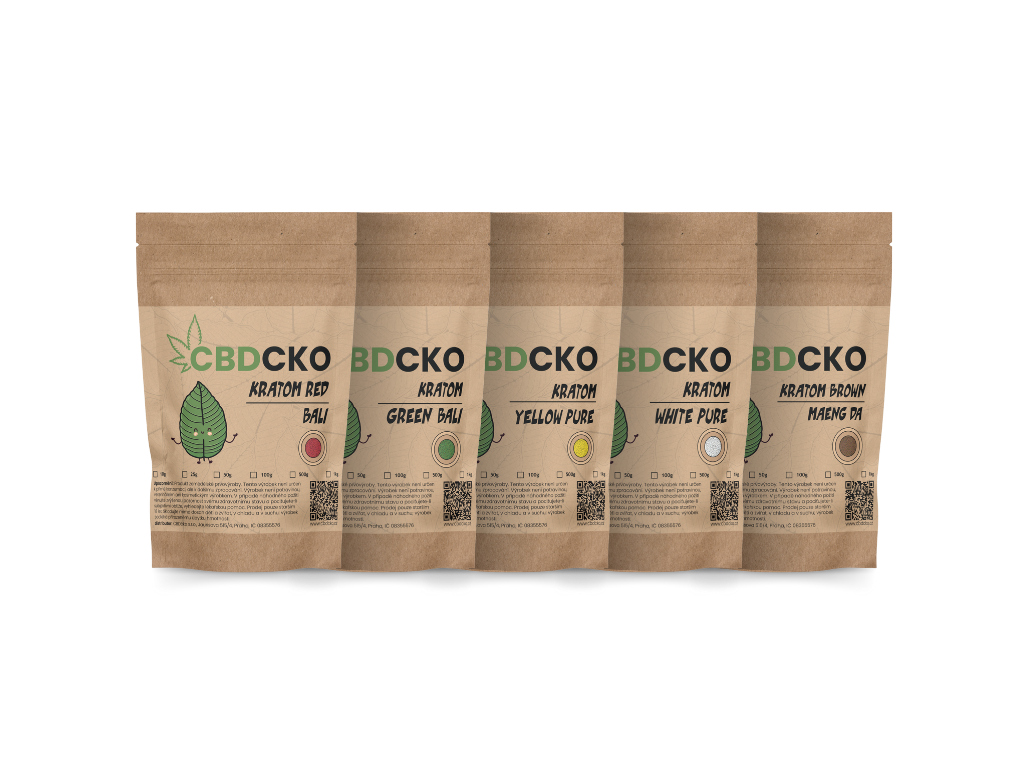 CBDčko Kratom Starter Pack (5x 100 g)
