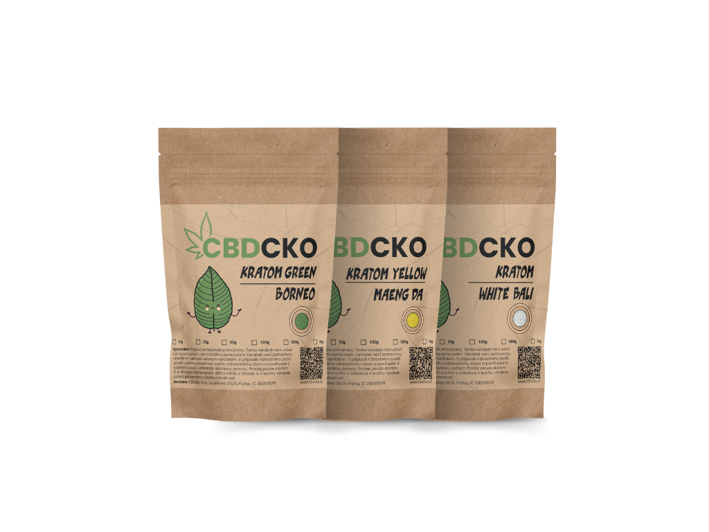CBDčko Kratom 1,5 kg Sunrise Pack (3x 500 g)