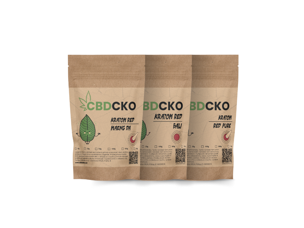 CBDčko Kratom 1,5 kg Sunset Pack (3x 500 g)