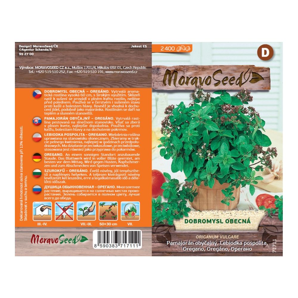 Semínka Dobromysl obecná - oregano, 2400 s - Obrázek 2