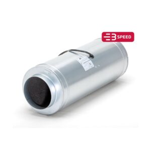 Can-Fan ISO-MAX 160 mm - 430 m3/h, třírychlostní kovový ventilátor