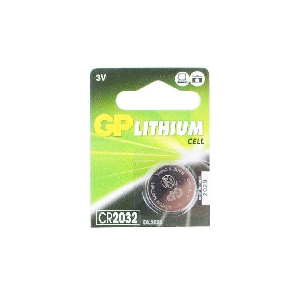 Lithiová knoflíková baterie GP CR2032, 1 ks
