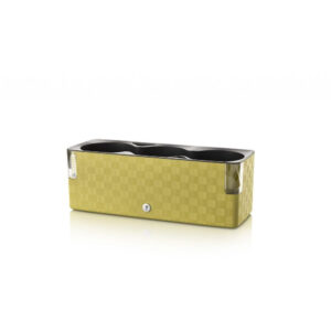 Plastkon Cobble Trio chytrý květináč Bazalkově zelená, 39.7x14x14 cm