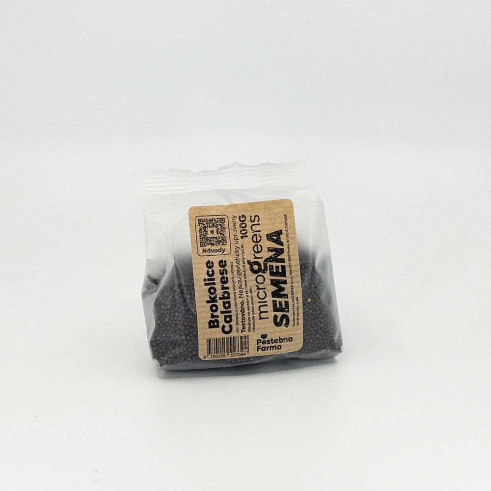 Pěstebna Brokolice Calabrese na microgreens, 100 g