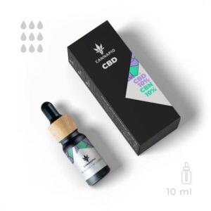 CBN 10 % + CBD 10 % - přírodní fullspectrum olej Cannapio 10 ml