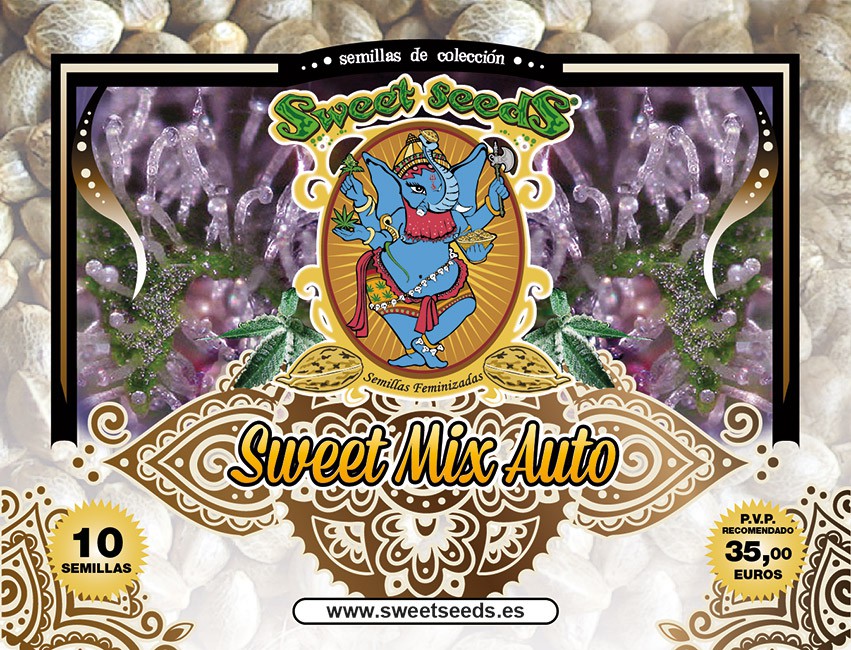Sweet Mix Autofem - feminizovaná a samonakvétací semínka 10ks Sweet Seeds