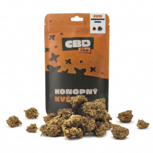 CBDčko CBD květy Pineapple kush (malé paličky) Váha: 10 g