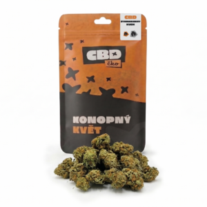 CBD Konopný květ Strawberry kush 12% CBD Váha: 5 g