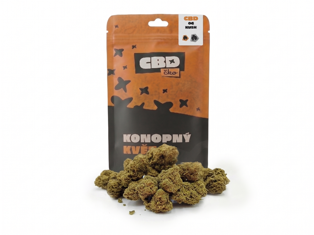 CBDčko CBD květy OG Kush Váha: 100 g