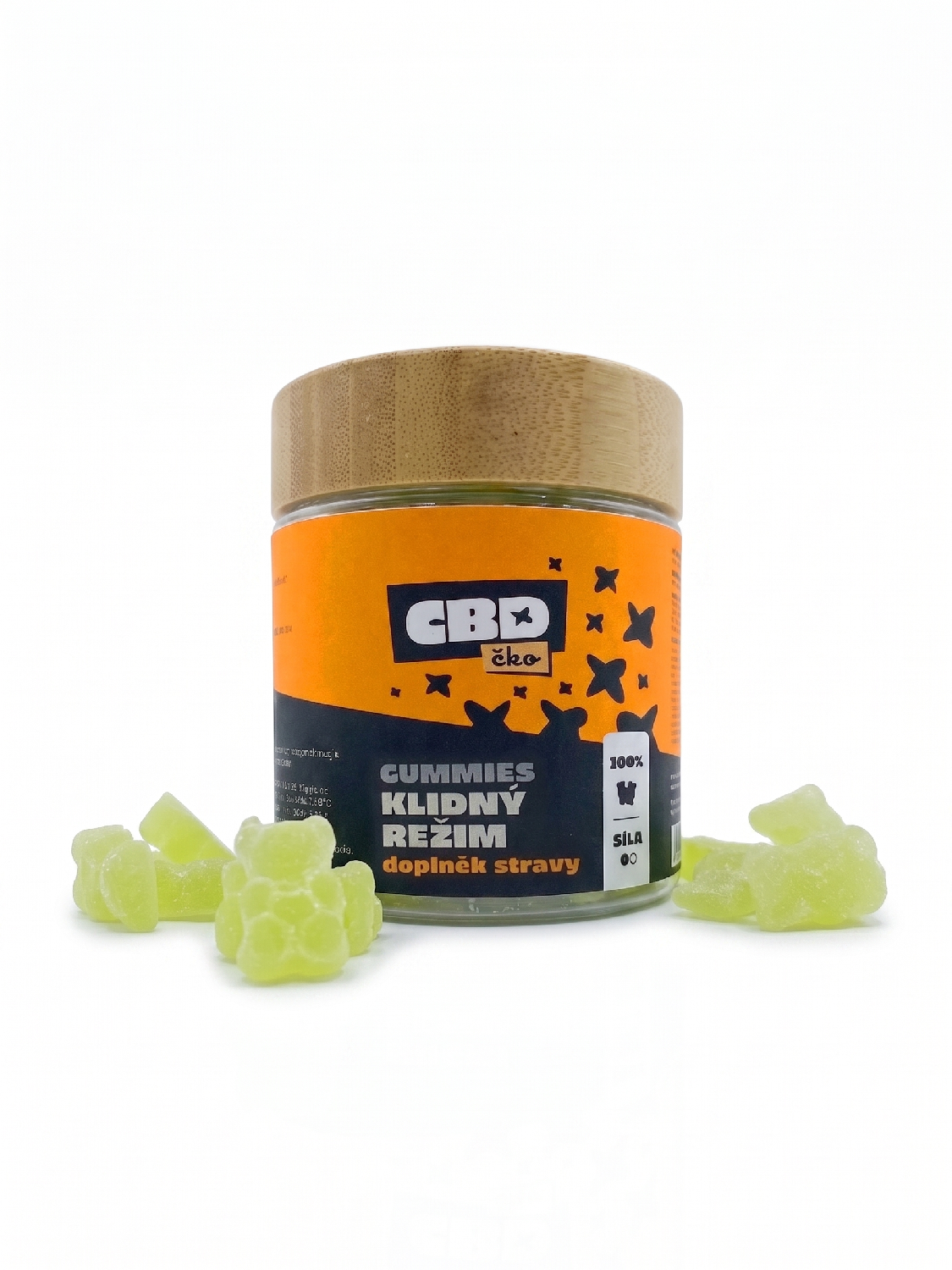 CBDčko CBD Gummies 15 mg, 100 ks - Klidný režim