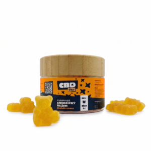 CBDčko CBG Gummies CBD+CBG 10+10 mg, 50 ks - Energický režim