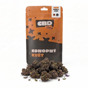 CBDčko CBD květy Purple Haze (malé paličky) Váha: 50 g