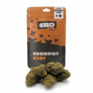 CBDčko CBD květy OG Rollex Kush Váha: 100 g