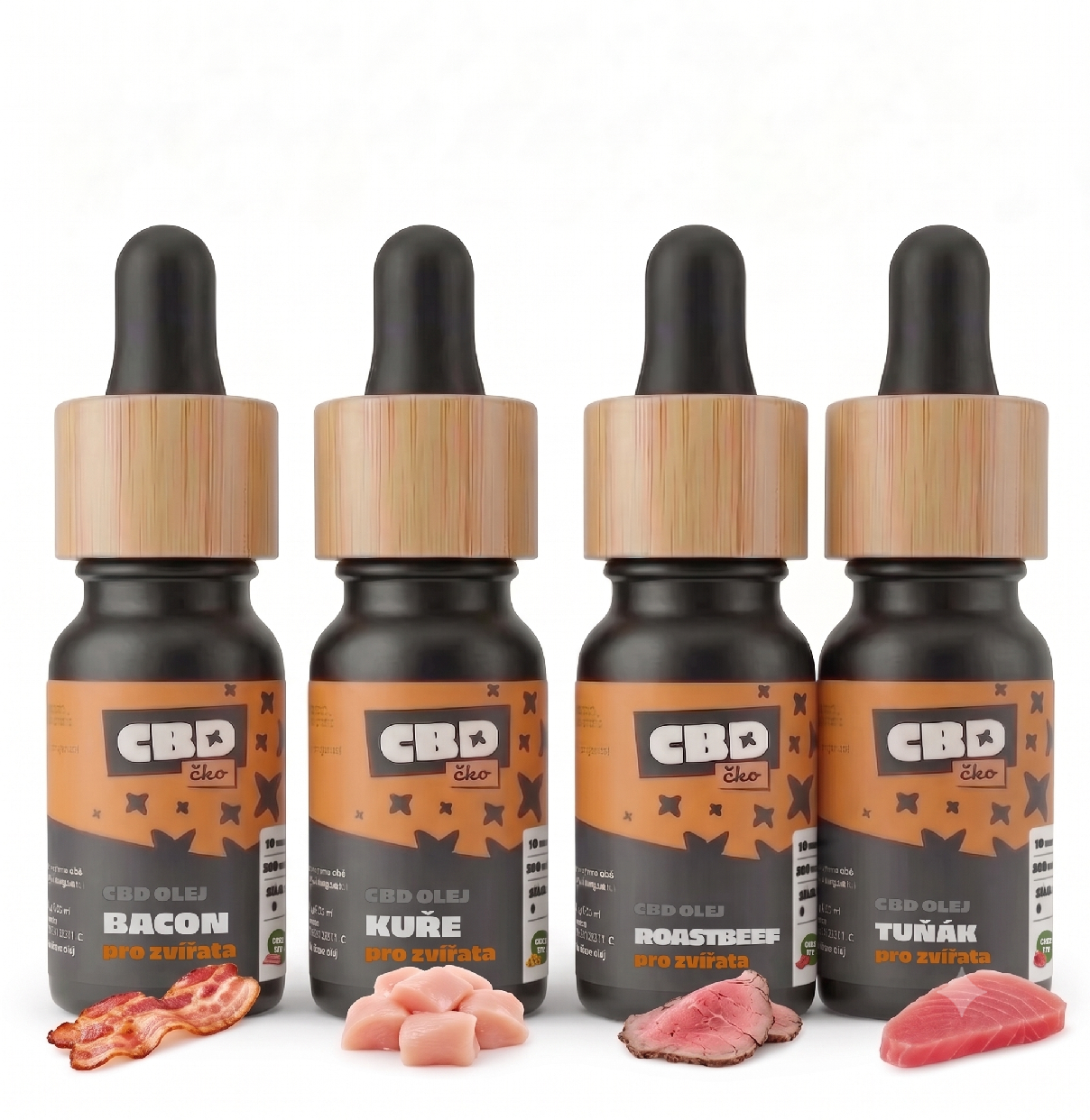 CBDčko Výhodné balení - Zvířecí CBD oleje 5%