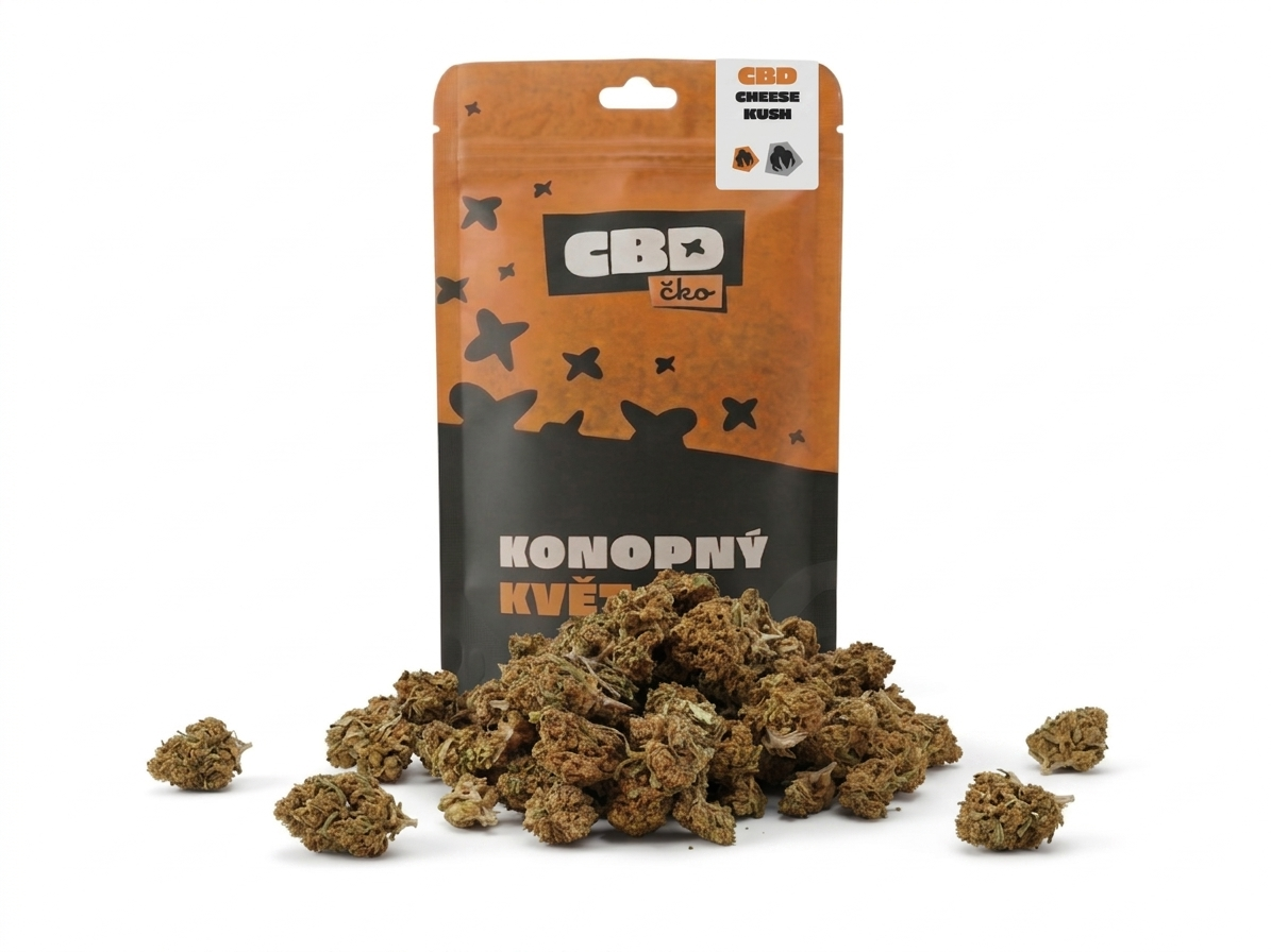 CBDčko CBD květy Cheese Kush (malé paličky) Váha: 5 g