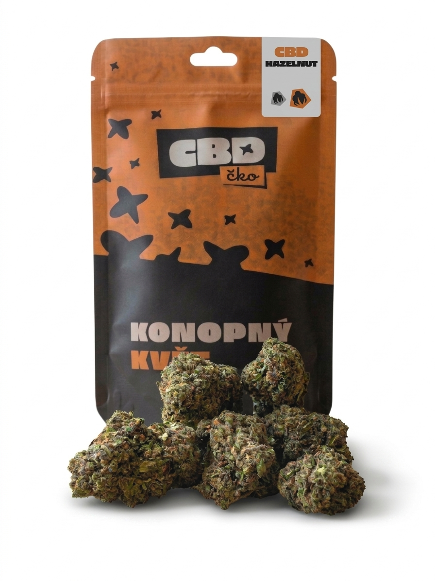 CBDčko CBD květy Hazelnut Váha: 100 g