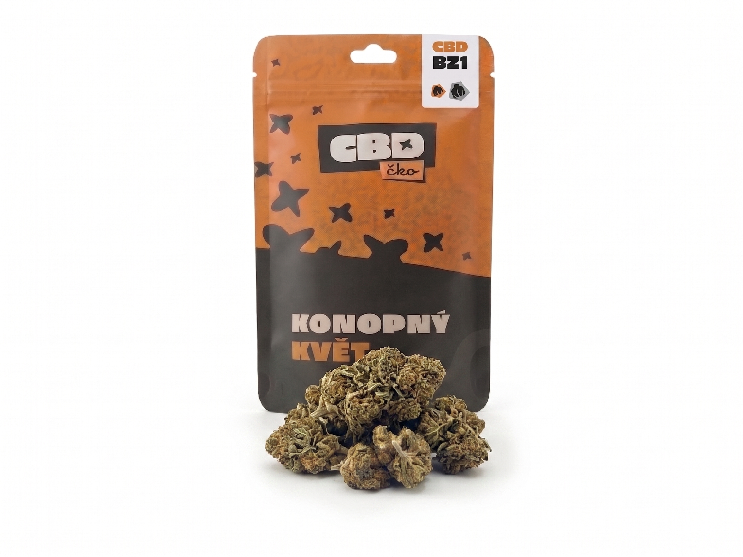 CBDčko CBD květy BZ1 (malé paličky) Váha: 100 g