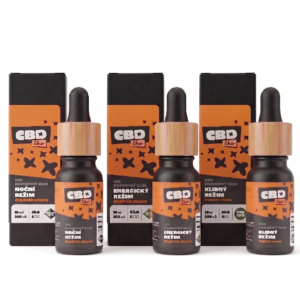 CBDčko 1x CBG olej 5% + 1x CBD olej 10% + 1x CBN olej 5%