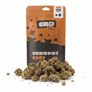 CBDčko CBD květy Harlequin (malé paličky) Váha: 100 g