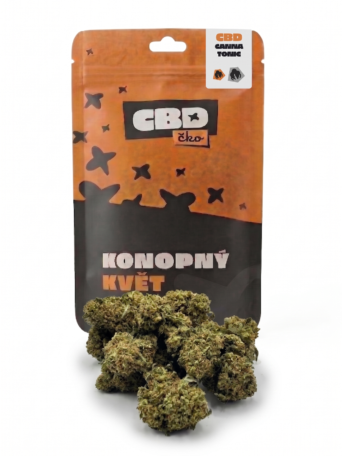 CBDčko CBD květy Cannatonic (malé paličky) Váha: 50 g