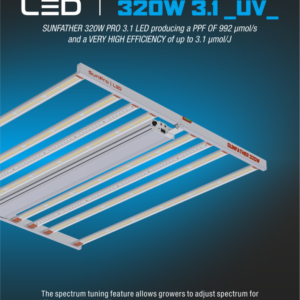 SunPro SUNFATHER 320W -3.1 UV- LED