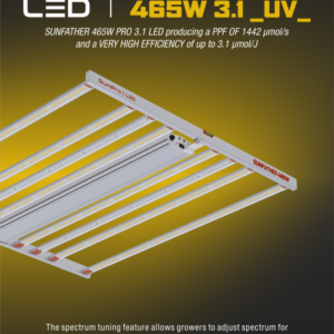 SunPro SUNFATHER 465W -3.1 UV- LED